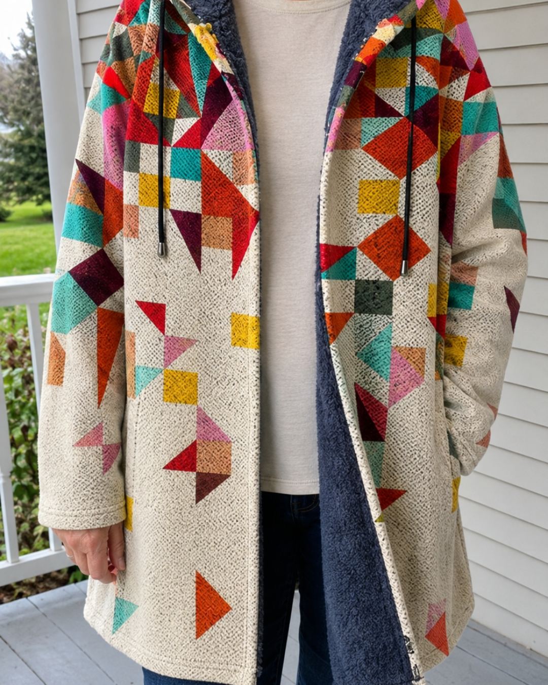 Cappotto artistico Emilio in stile bohémien