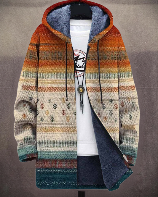Vittorio | Elegante Cappotto Artistico in Stile Bohémien