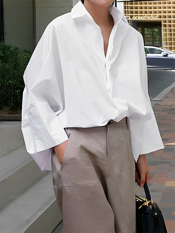 Bianca | Camicia Classica dal Design Moderno
